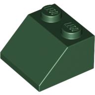 Plaatje in Gallery viewer laden, LEGO® los onderdeel Dakpan Algemeen Donkergroen 3039