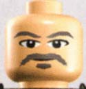 LEGO® los onderdeel Hoofd in kleur Lichte Noga 3626bpb0066