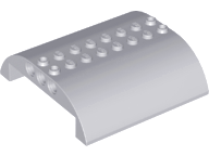 LEGO® onderdeel Dakpan Gebogen Licht Blauwachtig Grijs 54095