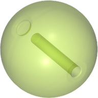 Plaatje in Gallery viewer laden, LEGO® los onderdeel Bal Doorzichtig Neon Groen 54821