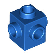 Plaatje in Gallery viewer laden, LEGO® los onderdeel Steen Aangepast in kleur Blauw 4733