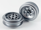 LEGO® los onderdeel Wiel in kleur Metallisch Zilver 32020