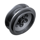 LEGO® los onderdeel Wiel in kleur Metallisch Zilver 32020