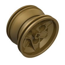 Plaatje in Gallery viewer laden, LEGO® los onderdeel Wiel in kleur Parel Goud 41896