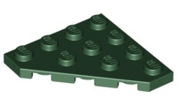 LEGO® los onderdeel Wig Plaat in kleur Donkergroen 30503