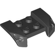 LEGO® los onderdeel Spatbord in kleur Zwart 44674