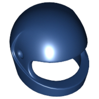 LEGO® los onderdeel Hoofddeksels in kleur Donkerblauw 2446