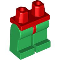 Plaatje in Gallery viewer laden, LEGO® los onderdeel Benen in kleur Rood 970c06