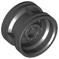 Plaatje in Gallery viewer laden, LEGO® los onderdeel Wiel in kleur Zwart 56145