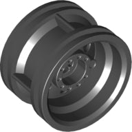 Plaatje in Gallery viewer laden, LEGO® los onderdeel Wiel in kleur Zwart 56145