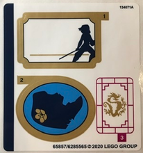 Plaatje in Gallery viewer laden, LEGO® stickervel set 43174-1 Mulan's Storybook Adventures, vel 1