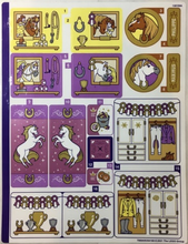 Plaatje in Gallery viewer laden, LEGO® stickervel set 43195-1 Belle and Rapunzel's Royal Stables
