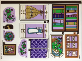 LEGO® stickervel set 43196-1 Belle and the Beast's Castle