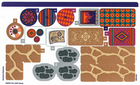 LEGO® stickervel set 43231-1 Asha's Cottage
