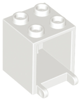 Plaatje in Gallery viewer laden, LEGO® los onderdeel Container in kleur Wit 4345