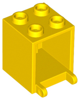 LEGO® los onderdeel Container in kleur Geel 4345