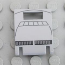 Plaatje in Gallery viewer laden, LEGO® Container met Motief Licht Blauwachtig Grijs 4346pb07