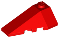 LEGO® los onderdeel Wig in kleur Rood 43710