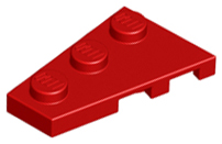 Plaatje in Gallery viewer laden, LEGO® los onderdeel Wig Plaat in kleur Rood 43723