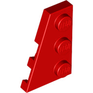 LEGO® los onderdeel Wig Plaat in kleur Rood 43723