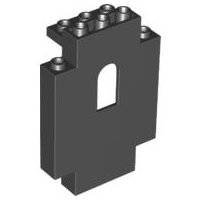 Plaatje in Gallery viewer laden, LEGO® los onderdeel Paneel in kleur Zwart 4444