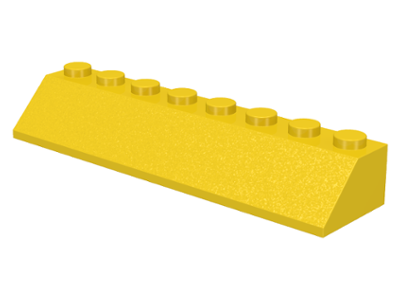 LEGO® los onderdeel Dakpan Algemeen in kleur Geel 4445