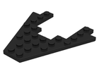 LEGO® los onderdeel Wig Plaat in kleur Zwart 4475