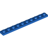 LEGO® los onderdeel Plaat Algemeen in kleur Blauw 4477