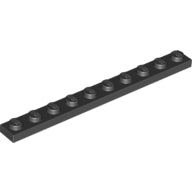Plaatje in Gallery viewer laden, LEGO® los onderdeel Plaat Algemeen in kleur Zwart 4477
