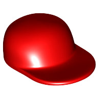 LEGO® los onderdeel Hoofddeksels in kleur Rood 4485
