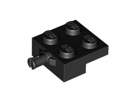 LEGO® los onderdeel Plaat Aangepast in kleur Zwart 4488