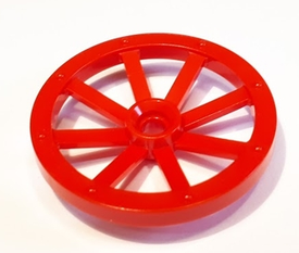 LEGO® los onderdeel Wiel in kleur Rood 4489a