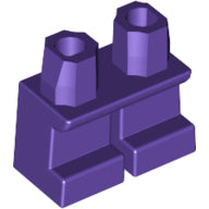 LEGO® los onderdeel Benen Aangepast Donkerpaars 41879