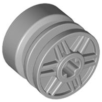 LEGO® los onderdeel Wiel Licht Blauwachtig Grijs 55982