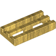 Plaatje in Gallery viewer laden, LEGO® los onderdeel Tegel Aangepast Parel Goud 2412b