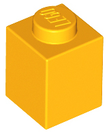 Plaatje in Gallery viewer laden, LEGO® los onderdeel Steen in kleur Helder Licht Oranje 3005