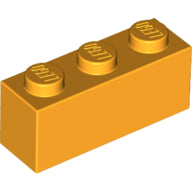 Plaatje in Gallery viewer laden, LEGO® los onderdeel Steen in kleur Helder Licht Oranje 3622