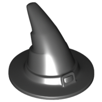 LEGO® los onderdeel Hoofddeksels in kleur Zwart 6131