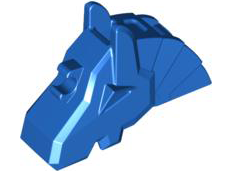 LEGO® los onderdeel Dier Accessoire in kleur Blauw 48492