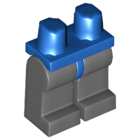 LEGO® los onderdeel Benen in kleur Blauw 970c85