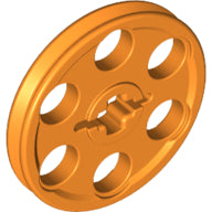 LEGO® los onderdeel Wiel in kleur Oranje 4185
