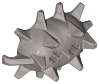 LEGO® los onderdeel Groot figuur Parel Lichtgrijs 54177