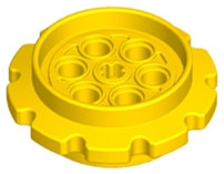 LEGO® los onderdeel Wiel in kleur Geel 57519