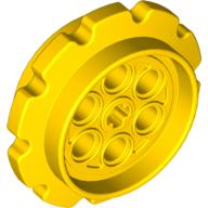 LEGO® los onderdeel Wiel in kleur Geel 57519