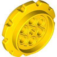 Plaatje in Gallery viewer laden, LEGO® los onderdeel Wiel in kleur Geel 57519