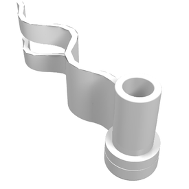 LEGO® los onderdeel Vlag in kleur Wit 4495a