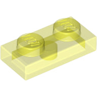 LEGO® onderdeel Plaat Algemeen Doorzichtig Neon Groen 3023