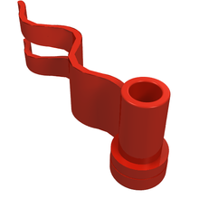 Plaatje in Gallery viewer laden, LEGO® los onderdeel Vlag in kleur Rood 4495a