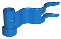 LEGO® los onderdeel Vlag in kleur Blauw 4495a