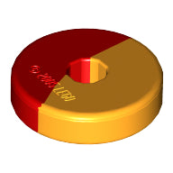 LEGO® los onderdeel Schieten in kleur Rood 53993pb01